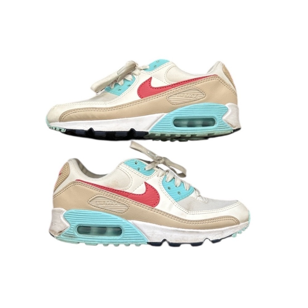 Nike Air Max 90 'Sail/Copa/Rattan/ Archaeo Pink' Size Women's 8 preloved